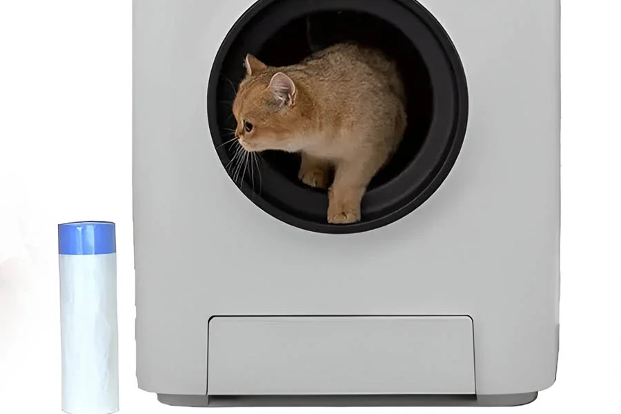 self clean cat litter box